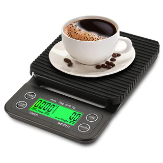 Balança De Café De Precisão De 3kg/5kg 0.1g Com Temporizador Digital De Cozinha LCD De Alta