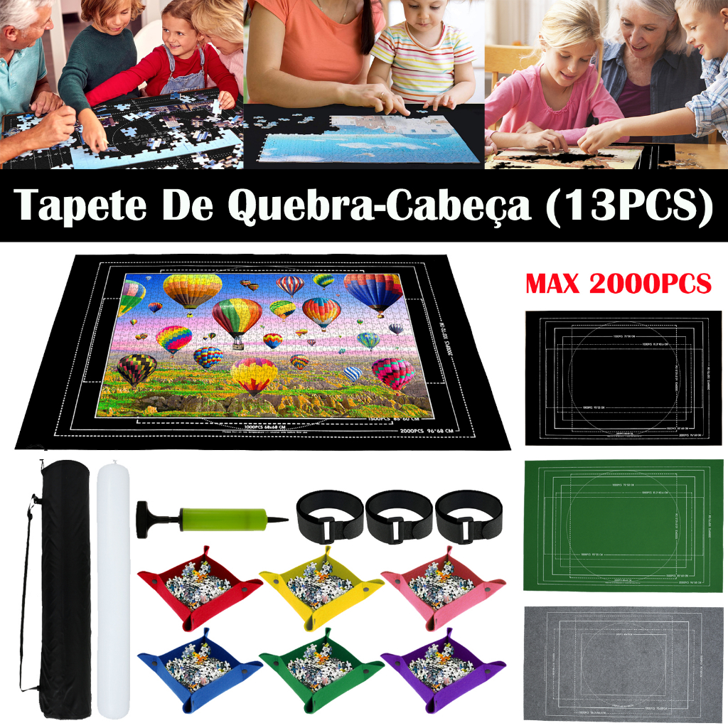 Jogo Quebra Cabeça Puzzle Bruxelas C/1500 Peças Grow Ref:03736