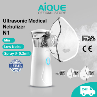 Nebulizador Ultra-Sônico De Ar Comprimido Inalador De Névoa Salina De Baixo Ruído Asma Infantil N1