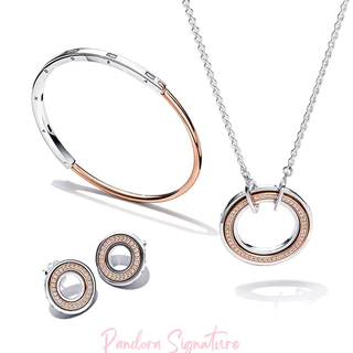 925 Prata Nova Série Clássica Pulseira I-D De Dois Tons