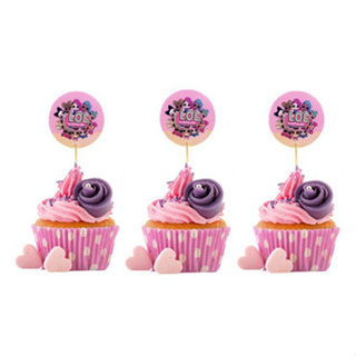 Totority 60 Pçs Cupcake Inserção De Bolo Animal Decoração De Cupcake Para  Meninas Decoração De Bolo Animal Decoração De Festa De Aniversário