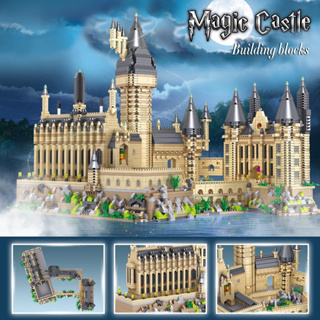 Harry Potter Hogwarts Great Hall Castle Series Auditorium Building Blocks  Brinquedos Lego Tijolos Compatíveis Educativos Para Crianças Presentes