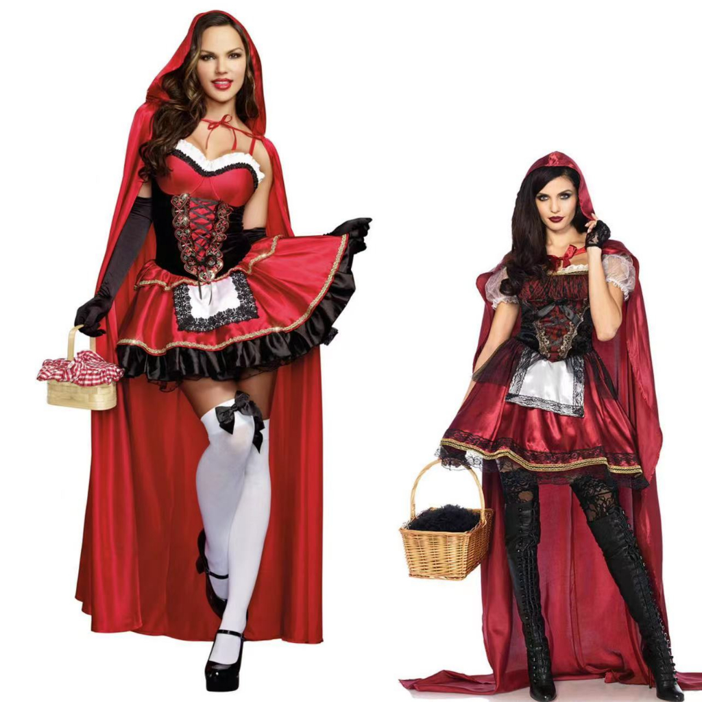 Fantasia Feminina Halloween Bruxa Vermelha Pêssego Coração Rainha Vampiro  Diabo Uniforme Ds Performance