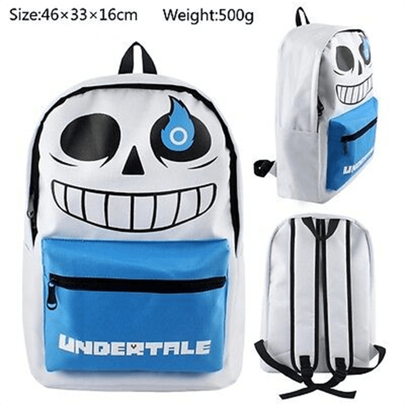 Mochila Para Estudantes Undertale Sans Backpack De Viagem De Grande ...