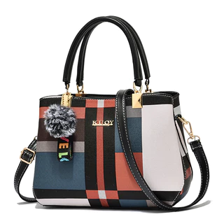 Nova Bolsa Feminina De Xadrez Valenkuci