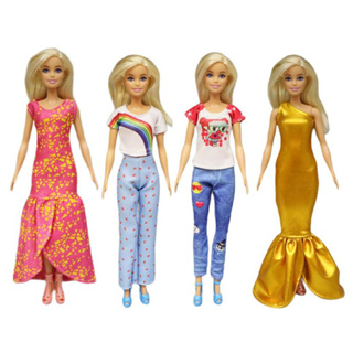 Barbie Frozen Princess Doll Acessórios para Crianças, vestido de moda  Kawaii, DIY Vestir Brinquedos, 30cm, transporte rápido, 3 Itens por lote