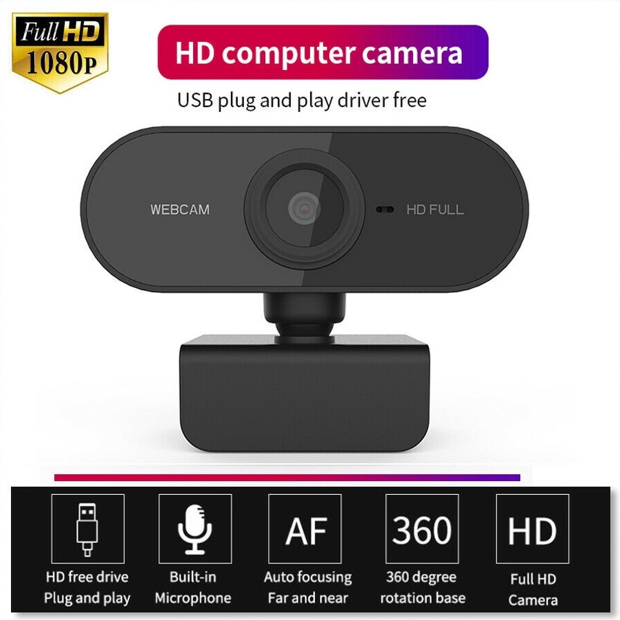 CCTV 1080P Chamada De Vídeo Full HD Para PC Portátil Com Microfone Webcam USB Home