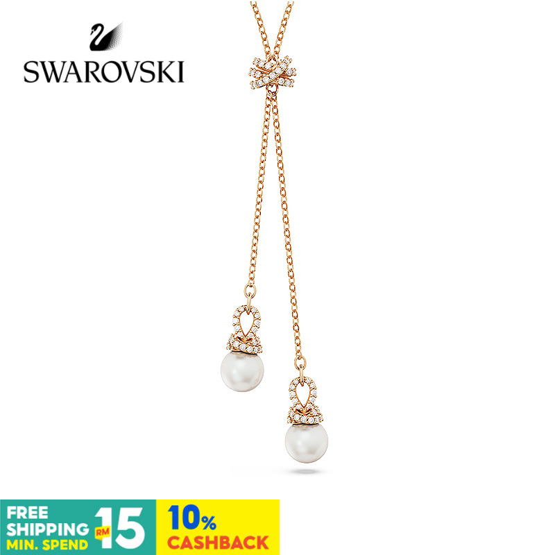 O colar clavicular de Swarovski Swan Women | Shopee Brasil