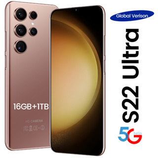 Celular O Novo smartphone S22 Ultra 8 + 1TB Tem Uma Tela Grande De 6,8 Polegadas De Alta Definição