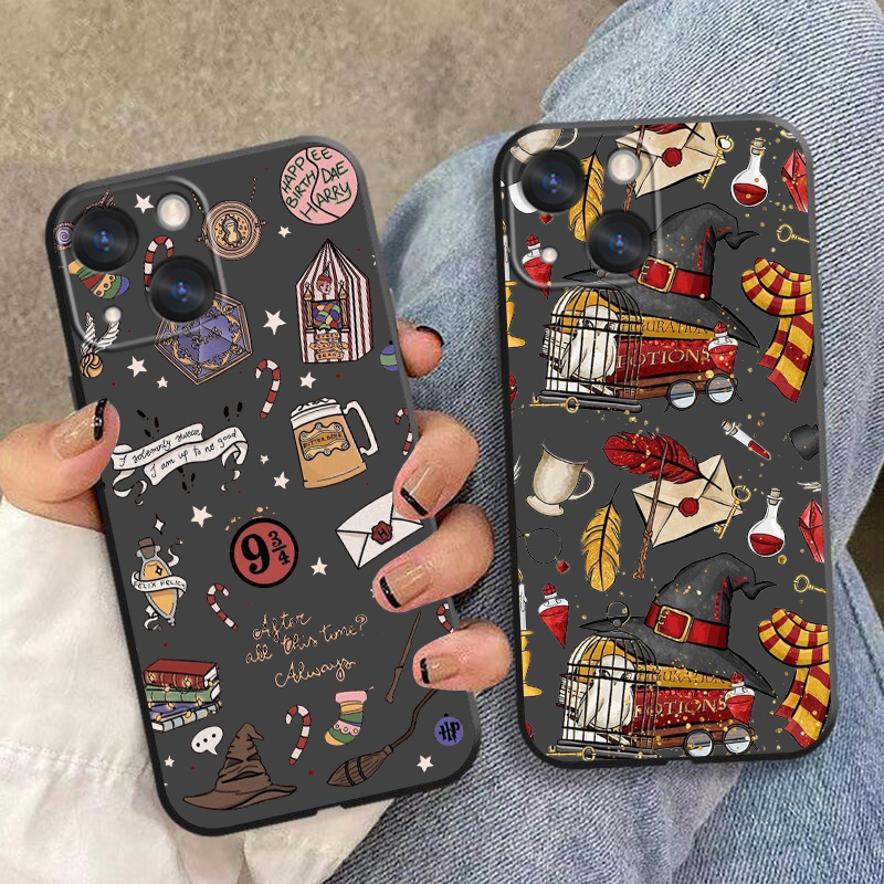 Capa Para iPhone Apple 14 13 12 11 SE XS XR X 7 8 6 mini Plus Pro MAX Preto Macio