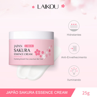 LAIKOU SAKURA Extrato De Creme Facial Reparador De Pele Remover Winkle Hidratante Clareador Controle De Óleo Anti-Idade 25g