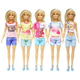 Kawaii Itens Kids Toys Fashion Clothes Outfit Vestir Acessórios Para  Bonecas Miniatura 30 cm Barbie DIY Girls Game Aniversário Presente