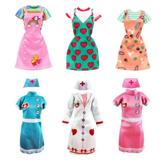 Kawaii Itens Kids Toys Fashion Clothes Outfit Vestir Acessórios Para  Bonecas Miniatura 30 cm Barbie DIY Girls Game Aniversário Presente