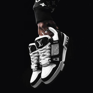 Lu Vitt Tênis de Moda Lu Vitt Tênis Panda Estilo Homem Sapatos Mulher Correspondência de cores