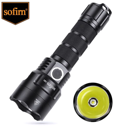 Lanterna Sofirn C8G Super Brilhante 2000 lumen SST40 LED Por 18650 Ou 21700 Tocha De Bateria Para Acampamento Ao Ar Livre