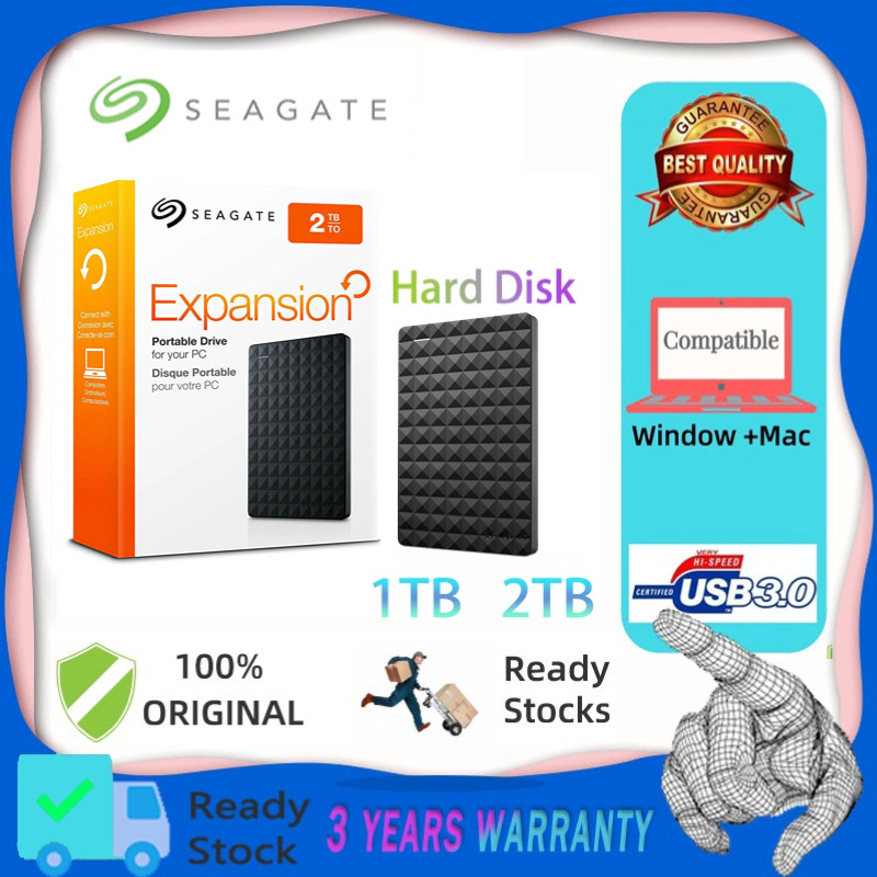 Seagate 2TB Disco Rígido Hd Externo USB 3.0 Portátil