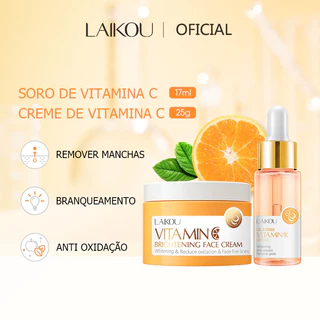 Laikou Creme Essência De Vitamina C Para Remover Manchas Escuras / Antioxidante / Cuidados Com A Pele 2pçs em Oferta na Shopee