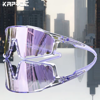 Óculos De Sol Para Ciclismo Kapvoe Polarizado Homem Esportes UV400 Outdoor Woman Bike Eyewear