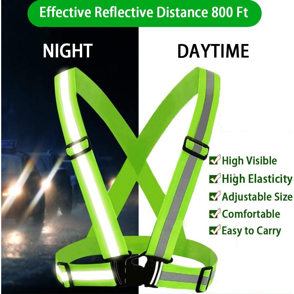 Destaque Cintas Refletivas Segurança No Trabalho Noturno Corrida Ciclismo Colete Refletivo De Alta Visibilidade