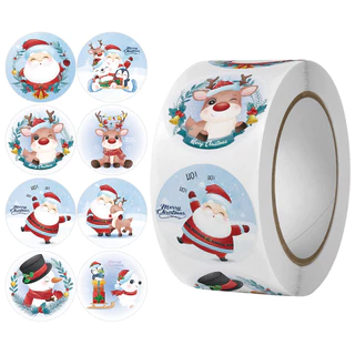 500pcs Feliz Aniversário Ano Novo Natal Festa De Obrigado Presente De Rótulo Autocolante De Halloween Feito A Mão