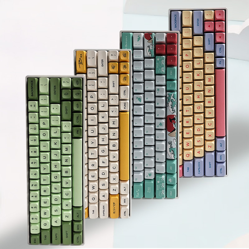? Factory direct supply ? 24 hour shipment of PBT mechanical keyboard and keycap voice version XDA OEM honey mill matcha cotton candy core sea Japanese sublimation theme keycap