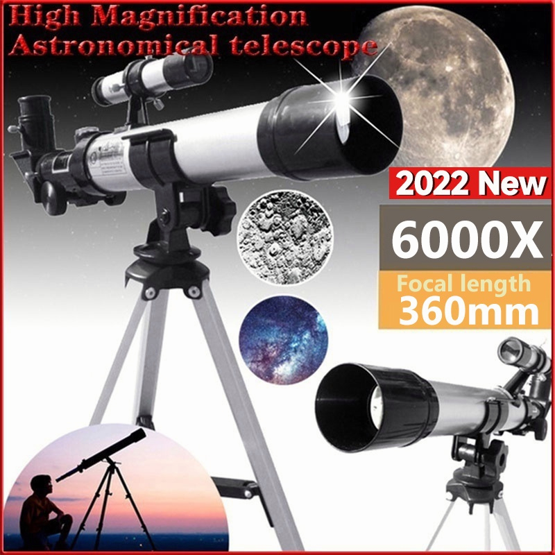 telescopio astronomico profissional Tripé Ajustável 6000X telescope Astronomica Profissional Telescó