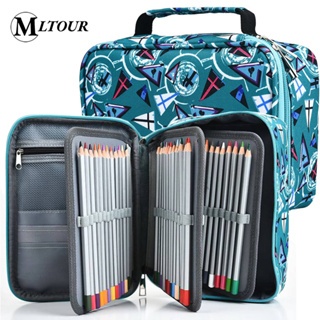 Estojo Escolar Organizador Grande 3 Compartimentos 100 Pens Estojo de lápis com 72 Furos