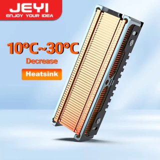 JEYI M . 2 2280 SSD Dissipador De Calor De Alto Desempenho , Aletas De Cobre Com Estrutura De Alumínio Dissipadores Passivo-50pcs Frias-401 W/mk