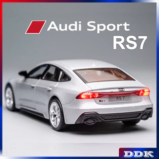 DDK 1 : 35 AUDI RS7 Diecast Modelo De Carro De Brinquedo De Liga Metálica Som E Pull Back Truck Collection Presentes De Veículo Para Crianças Meninos Jogos Infantis Amigos Aniversário Presente