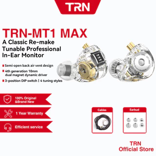TRN MT1 Max Retro Earphones HiFi With Noise Cancelling Mic Headset Cable For Mobile Phone/Computer