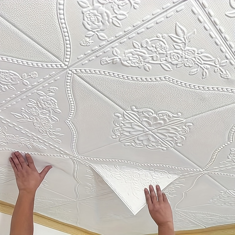 Costas 3D Com Adesivos De Parede De Teto De Cola Para Sala De Estar De Casa Painéis De Papel Espuma De PE À Prova D'água