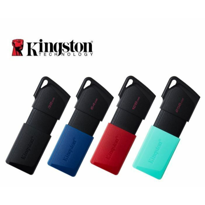 Kingston Pendrive 32GB 64GB 128GB 256GB DataTraveler Exodia M DTXM USB 3.2 Com Tampa Móvel