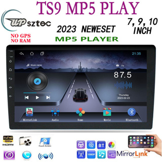 Mirrorlink 2 Din TS9 MP5 Rádio Automóvel 7 " 9 " 10 Polegadas FM Estéreo Bluetooth MP5 Player USB Reverso Câmera Sem Andróide gps