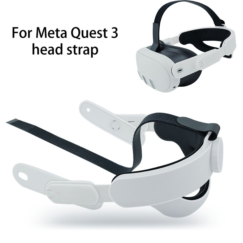 Fita De Cabeça Para Meta quest 3 VR Óculos Ajustáveis Cinto De Capacete Confortável quest3 Acessórios De Realidade Virtual