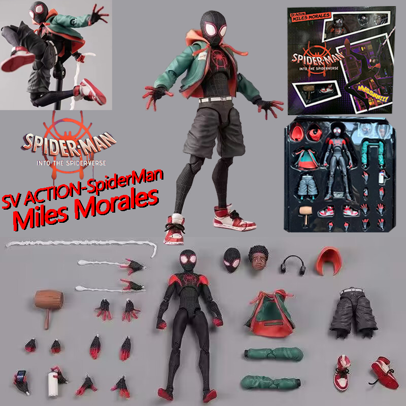 Brinquedo de Action Figure Homem-Aranha, Spiderman, Peter Parker, Figuras  de PVC, Modelo de coleção, Presente