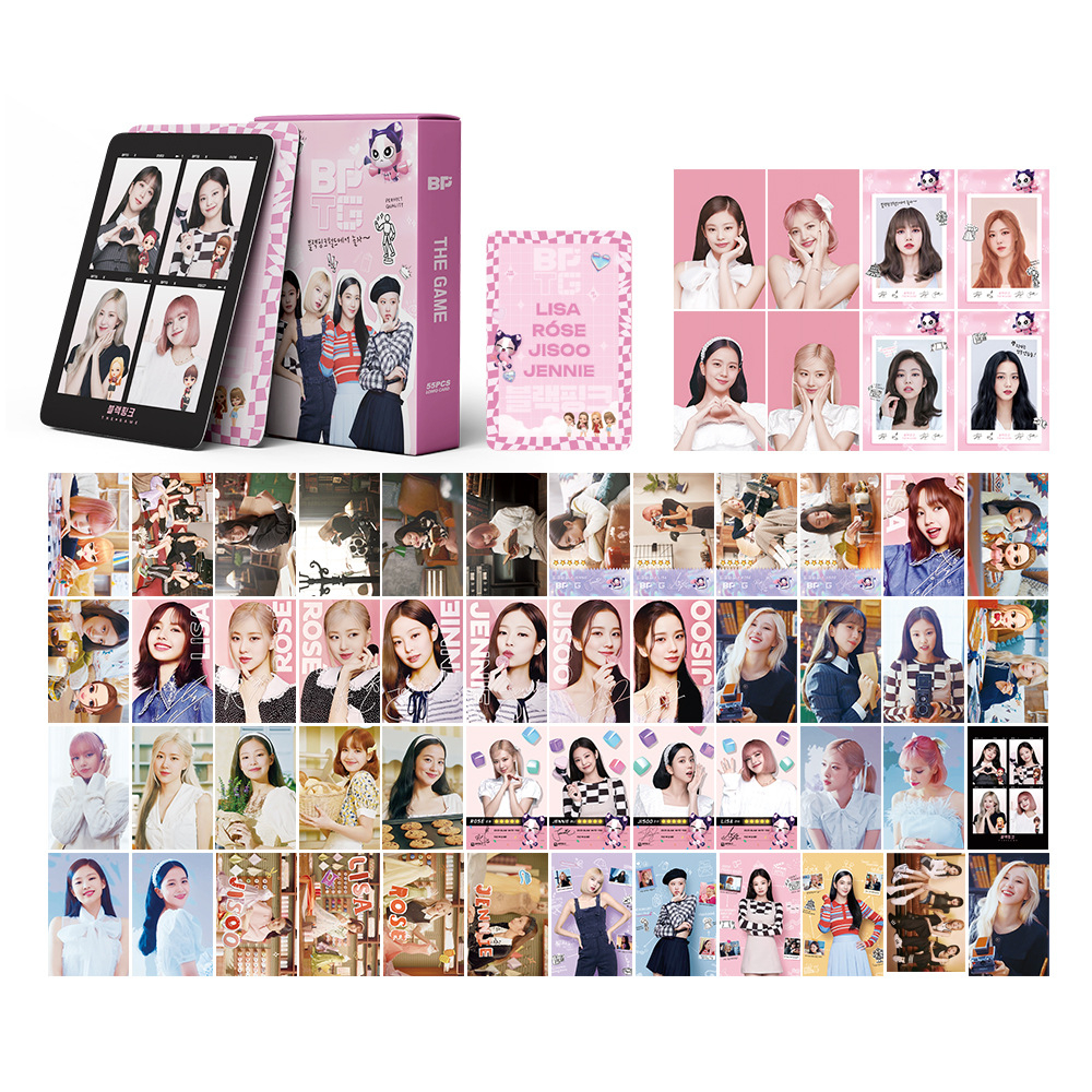 Kpop 55 Pçs/set Lomo Cartões JUMP 8TH BLACKPINK As Meninas Nascem