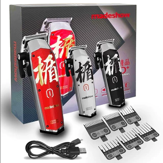 2024 madeshow m10 cortadores de cabelo profissional, aparador de cabelo para homens, cordless barbeiro clipper corte de cabelo, máquina de corte de cabelo