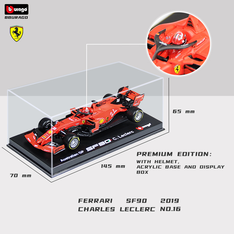 BBURAGO 1/43 - FERRARI PACK - SF23 - SF23 MONZA - F1-75 (C