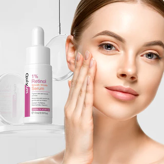 QUIYUM 1 % Retinol Soro De Rugas Suaves Hidratante Essência Nutritiva De Aperto De Poros Brilhante 17ml em Oferta na Shopee