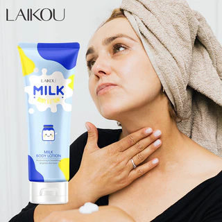 LAIKOU Loção Corporal Branqueadora De Leite Niacinamida Hidratante Suave Pele Seca Áspera 120g em Oferta na Shopee