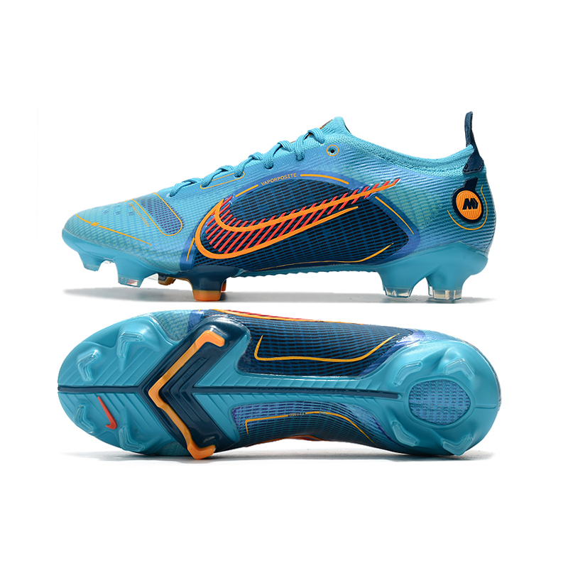 100 - chuteira nike mercurial vapor 13 elite sg azul preto