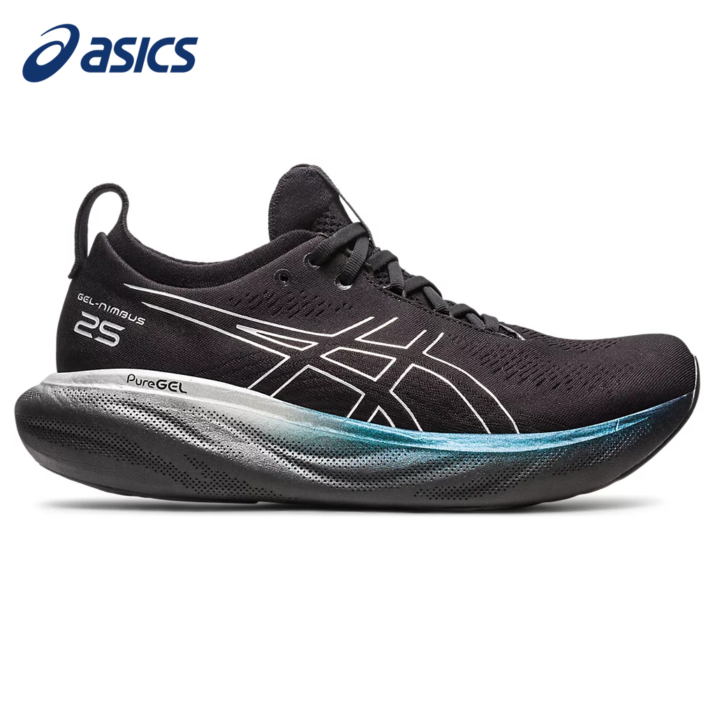 Asics Sapatos masculinos | Gel-nimbus 25 Sapatos de Corrida com Amortecimento Confortável Respirável
