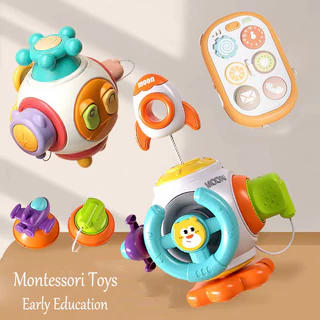7 Em 1 Cubo De Atividades Ocupadas Baby Sensory Busy Board Montessori Early Education Toy