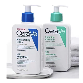 Cerave Creme Hidratante Facial Corporal Para Loção Normal Seca Branqueamento Diário De Longa Duração 236ml