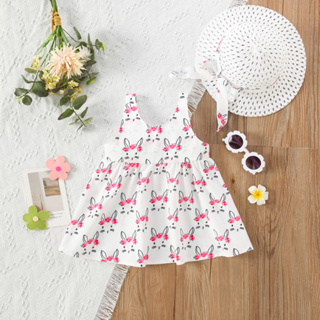 Zanjkr Roupas Kawaii para recém-nascidos, vestido de páscoa de verão para  bebês meninas, body sem mangas, roupas para meninas de 12 meses (B, 0 a 6  meses) : : Moda