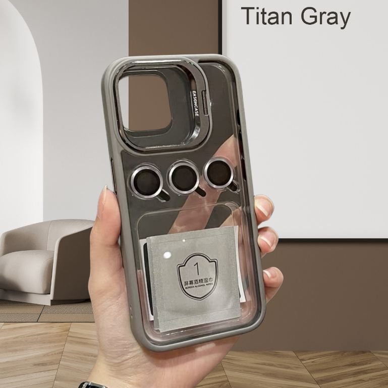 Metal Brackt Black compatible for iPhone 15 pro max 15 plus