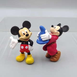 Disney Mickey Mouse E Pato Donald Anime Figura Mini Q Versão Bolo Decoração Kawaii Figuras De Ação Em PVC Modelo Doll Toys Kids Gifts