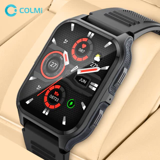 COLMI P73 Smart Watch IP68 Bluetooth À Prova D'água Chamando Pressão Arterial 22 MM Silicone
