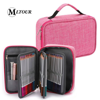 Estojo Organizador Escolar Juvenil Box Jumbo Com Alça Nylon Tactel Grande Com Divisória 100 Pens Caneta Canetinha Lápis