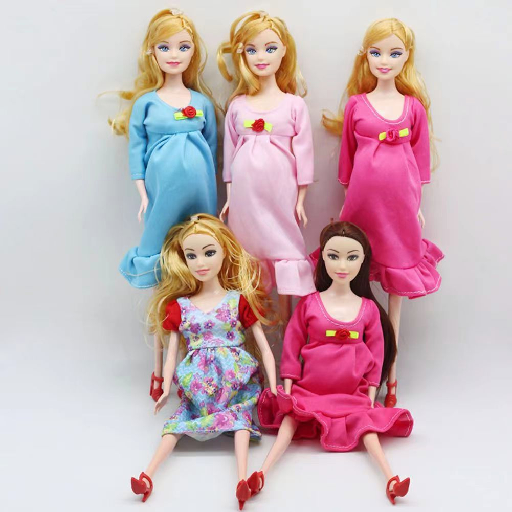 Mais Novo Artesanal Boneca Acessórios Do Bebê Bonecas Grávida Mãe Senhora  Pai Ken Para Barbie Jogo Presente De Aniversário Natal - Bonecas -  AliExpress